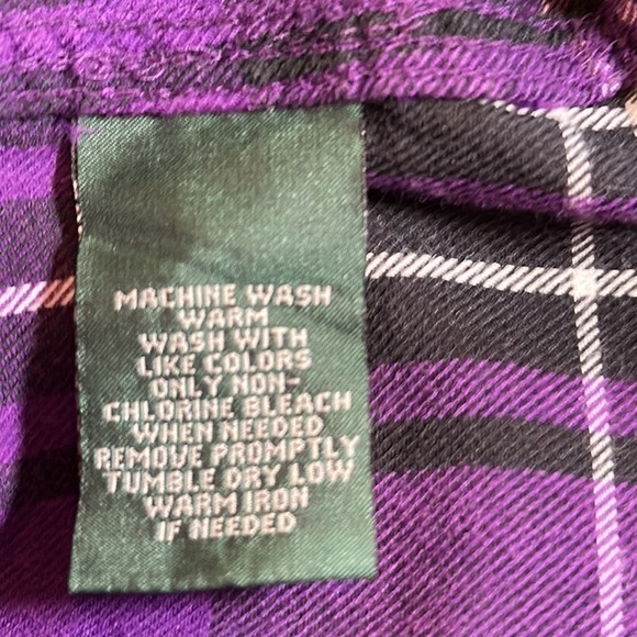 100% Cotton Ralph Lauren Petite Button Down Shirt - Picture 4 of 4